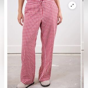 Sonderhaus Perfect Pant in Red gingham